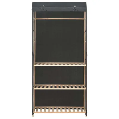Produktbild von vidaXL 3-poziomowa szafa szara 79 x 40 x 170 cm tkanina