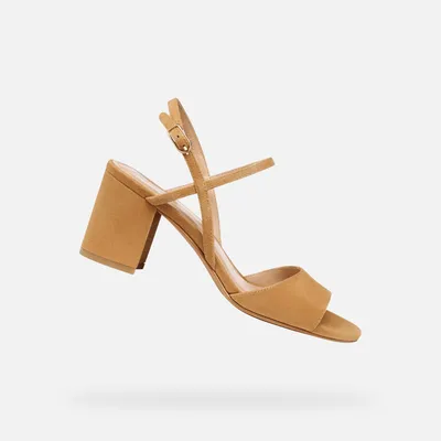 Produktbild von Geox Hellbraune Damensandalen Virnilisa 65 S 39,5