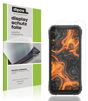 Produktbild von 4x Schutzfolie für Blackview Rock 5 matt Displayschutzfolie Folie Display Schutz dipos