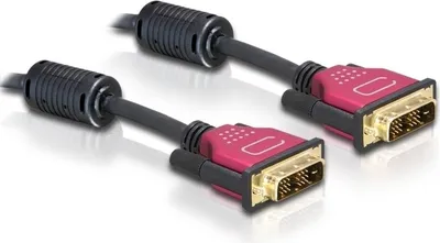 Obrázok produktu pre Delock DVI kábel - Duálne prepojenie - DVI-D (M) na DVI-D (M)