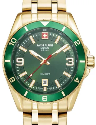 Obrázek produktu pro Swiss Alpine Military 7034.1114  Watch Sierra gold green