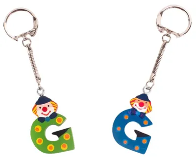 Immagine prodotto di Portachiavi con lettera Clown G