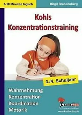 Obrázek produktu pro Kohls Konzentrationstraining - 3.-4. Schuljahr