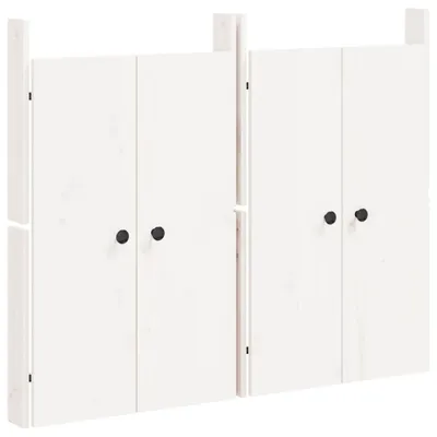 Immagine prodotto di vidaXL Porte per cucina esterna 2 pz. Bianco 50x9x82cm in legno di pino massiccio
