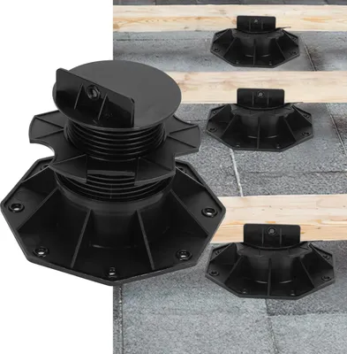 Obrázok produktu pre Aopunly nastaviteľné podstavce nastaviteľné podstavce výškovo nastaviteľné podstavce pre keramické, betónové, kamenné dosky 60-140 mm 10 kusov