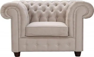 Zdjęcie produktu dla Fotel Chesterfield, jednoosobowy, do oglądania telewizji, styl klubowy, fotel relaksacyjny, sofy