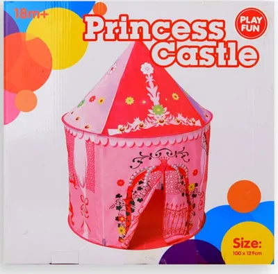 Produktbild von Prinzessinenzelt Playfun Spielzelt Mädchen Princess 100*129 cm Drinnen Draussen