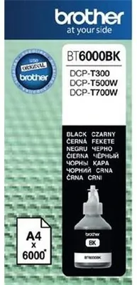 BT6000BK Náplň DCP T-300, 500W, 700W, BROTHER čierna, 6K