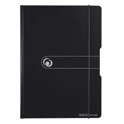 Immagine prodotto di Cartella per appunti Herlitz A4 PF grigio/nero con portapenne