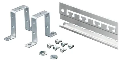 Produktbild von Rittal Schiene 1000mm SZ 2388050 f.EMV-Schirmbügel+Zugentlastung