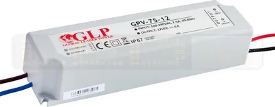 Image de Transformateur LED 72W 6A 12V IP67 Alimentation électrique IP67 Transformateur étanche pour éclairage LED en bande