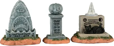 Productafbeelding van Horrid Headstones 4x10x16 cm 3st Halloween LEMAX