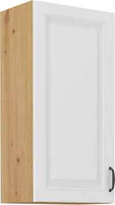 Image de Armoire haute supérieure SOPHIA – largeur 40 cm, blanc / chêne artisan