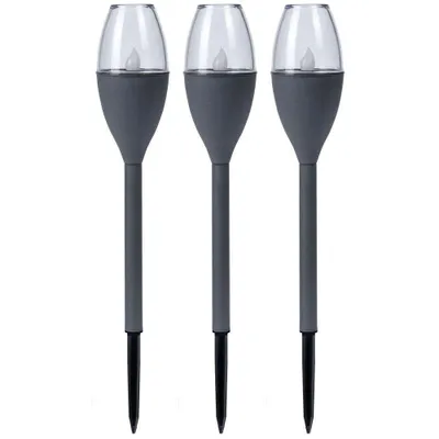 Produktbild von PROGARDEN Solarlampe LED Gartenleuchte umweltfreundlich 3 Stück