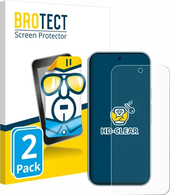 Produktbild von 2x Für Google Pixel 9 Pro XL / 10 Pro XL Schutzfolie BROTECT Displayschutz Display Schutz Folie Klar Transparent