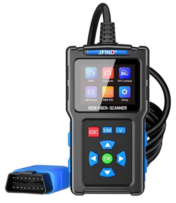 Obrázek produktu pro Skenér OBD2 univerzální JFIND JF700, čtečka chybových kódů motoru, diagnostický nástroj CAN pro všechna vozidla OBDII od roku 1996 a novější