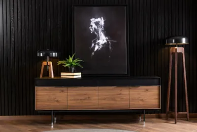 Image de Commode Sideboard Armoire Buffet Commodes Armoires 208cm Meubles en bois