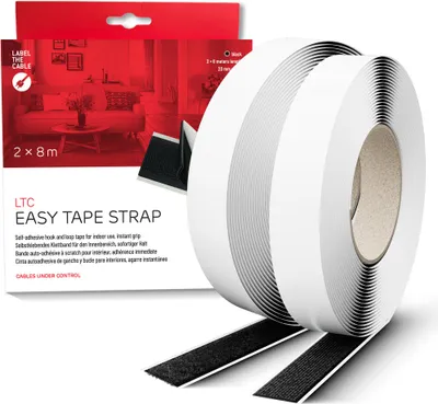 Immagine prodotto di LABEL THE CABLE LTC Easy Tape Strap, 20mm nero 8m