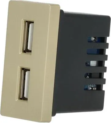 Produktbild von Duales goldenes USB-Lademodul DC Smart Home