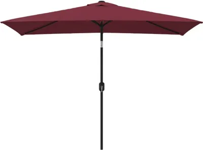 Produktbild von Sonnenschirm mit Metall-Mast 300x200 cm Bordeauxrot