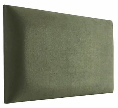 Produktbild von Wandpaneele 3D 70x30 cm gepolstert – mit weicher Füllung, Farbe olivgrün