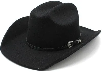 Immagine prodotto di Cappellino da cowboy con tesa larga, per donna e uomo, ideale per la spiaggia e le attività all'aria aperta