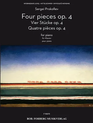 Produktbild von 4 Pieces op.4für Klavier