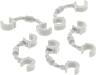 Produktbild von 5x Lego Minifiguren Zubehör Hand Schellen neu-hell grau Star Wars 60210 70815 61482