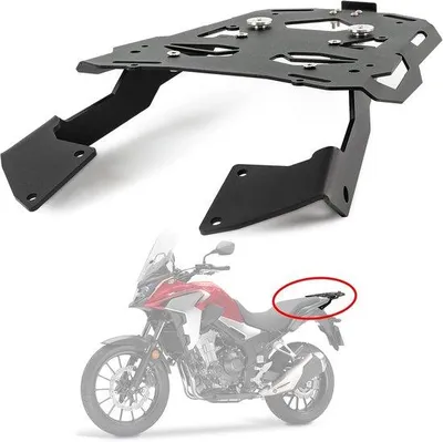Productafbeelding van PSLER bagagedrager, achterdrager, motorfietsaccessoire voor CB500X 2013-2023 en CB400X 2021-2023