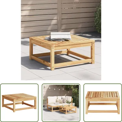 Produktbild von The Living Store Gartentisch 63x63x30 cm Massivholz Akazie