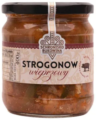 Produktbild von Schweinefleisch strogonov 400g - Schronisko Bukowina