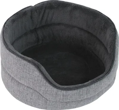 Obrázek produktu pro Pelíšek pro psy a kočky Agga Luxury 39 cm sv. šedá