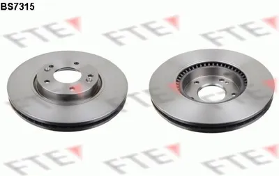 Produktbild von 2x FTE Bremsscheibe 9071031 vorne für HYUNDAI ix35 (LM EL ELH) für KIA OPTIMA