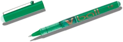 Produktbild von Tintenroller V-Ball 1.0 0,6mm grün Packung mit 12 Stück