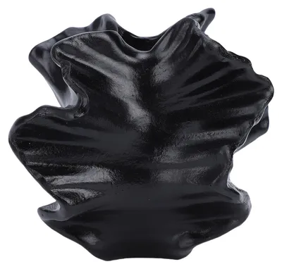 Immagine prodotto di Vaso moderno, nero, decorazione da tavola minimalista, resina sintetica, fiore per soggiorno, tavolo da pranzo, studio, ufficio