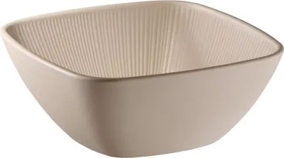 Produktbild von APS 85416 Schale NERO, Melamin, 1,5 Liter, 19,5 x 19,5 cm, Höhe 8 cm, sand
