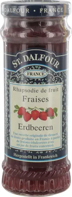 Produktbild von St. Dalfour Fruchtaufstrich Erdbeere Brotaufstrich Konfitüre 280g