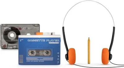 Productafbeelding van Klassieke cassettebandrecorder