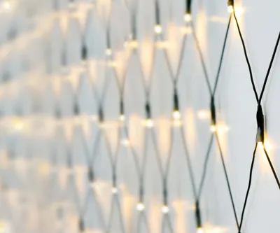 Produktbild von 240er LED Lichternetz - LED-Farbe warmweiß  - Kabel: transparent - LK016W