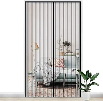 Produktbild von Famanu Fliegengitter Magnetisch 80 x 200 cm - Für Balkon- und Terrassentüren