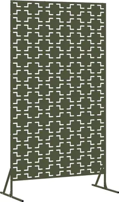 Zdjęcie produktu dla Ekran prywatności Oliwkowy 100 x 50 x 180 cm Stal