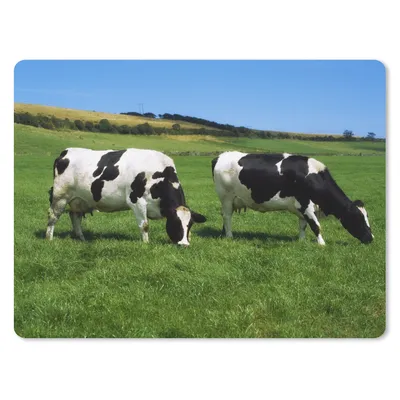 Produktbild von MuchoWow® Mauspad Mousepad Kuh - Tiere - Gras 23x19 cm - Mousepads - Maus Mat - Pad - Mausunterlage - Schreibtischunterlage - Mauspad