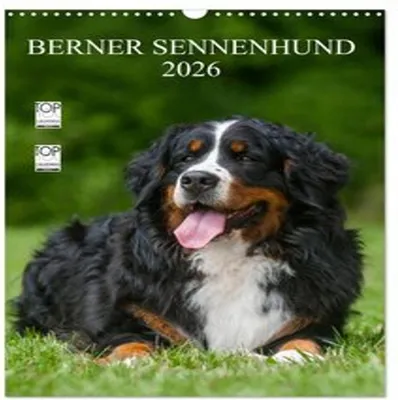 Produktbild von Berner Sennenhund 2026 (Wandkalender 2026 DIN A3 hoch), CALVENDO Monatskalender