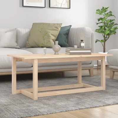 Produktbild von The Living Store Couchtisch 110x55x45 cm Massivholz Kiefer