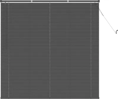 Produktbild von vidaXL Jalousie Silber Grau 150 x 130 cm 25 mm PVC