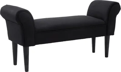Produktbild von Lavice 831-135BK, čalouněná, MDF, pěna, černá, 102 x 31 x 51 cm