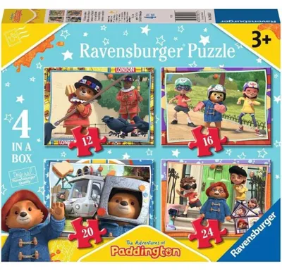 Obrázek produktu pro puzzle 4 v 1 | Medvdek Paddington | Ravensburger | Puzzle pro dti