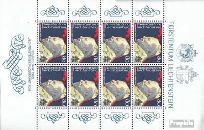 Produktbild von Briefmarken Liechtenstein 1983 Mi 830Klb Kleinbogen (kompl.Ausg.) postfrisch Johannes Paul II