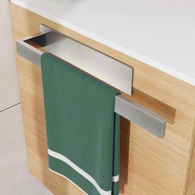 Image de Porte-serviettes en acier inoxydable pour la salle de bains et la cuisine