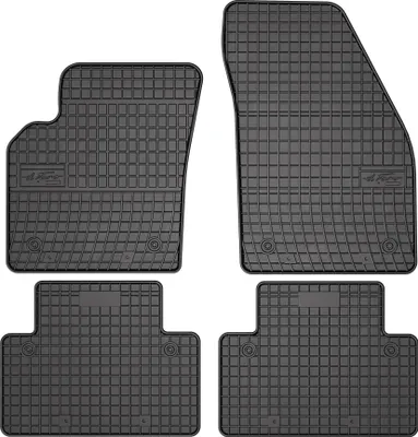 Productafbeelding van Rubberen automatten voor Volvo V50 2004-2012 (stationwagen) – 4-delig, zwart, op maat